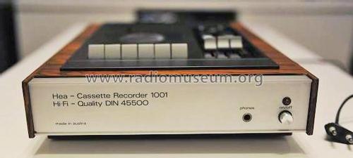 Cassette Recorder 1001; HEA; Wien (ID = 1949145) Reg-Riprod