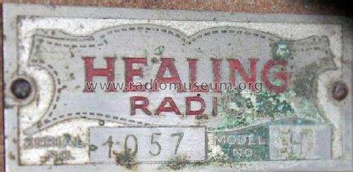 H; Healing, A.G., Ltd.; (ID = 1717655) Radio
