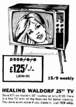 Waldorf 926-25TML Ch= 926; Healing, A.G., Ltd.; (ID = 1846768) Television