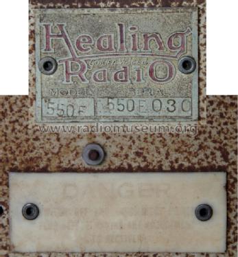 550E; Healing, A.G., Ltd.; (ID = 1239913) Radio