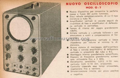 5' Oscilloscope Kit O-7 ; Heathkit Brand, (ID = 2859020) Equipment