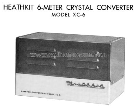 6 Meter Converter XC-6; Heathkit Brand, (ID = 721851) Converter