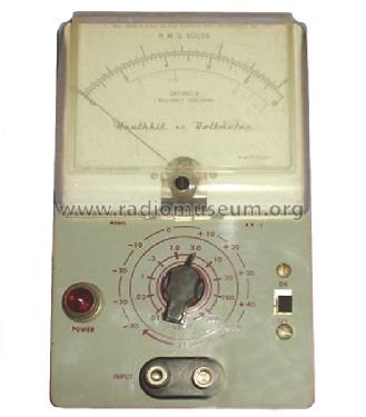 AC Voltmeter AV-2; Heathkit Brand, (ID = 193131) Equipment