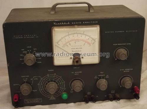 Audio Analyzer AA-1; Heathkit Brand, (ID = 1810213) Ausrüstung