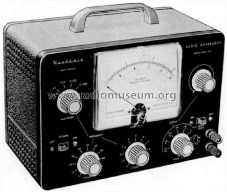 Audio Generator AG-9; Heathkit Brand, (ID = 3109670) Equipment