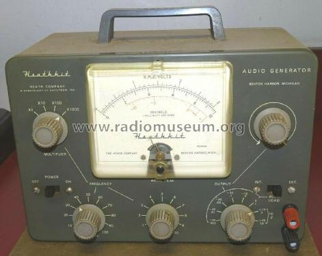 Audio Generator - Dekaden-R/C-Generator AG-9A; Heathkit Brand, (ID = 2666192) Equipment