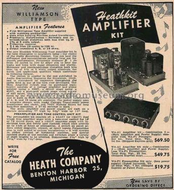 Audio Preamp WA-P1 ; Heathkit Brand, (ID = 1798122) Ampl/Mixer