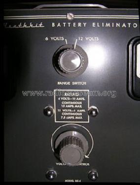 Battery Eliminator BE-4; Heathkit Brand, (ID = 160292) Equipment