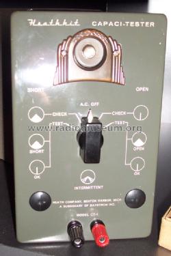 Capaci-Tester CT-1; Heathkit Brand, (ID = 1286737) Equipment