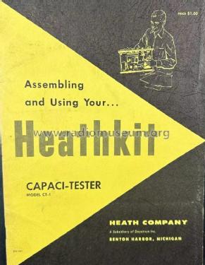 Capaci-Tester CT-1; Heathkit Brand, (ID = 3107163) Equipment