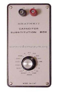 Capacitor Substitution Box IN-3147; Heathkit Brand, (ID = 171550) Equipment