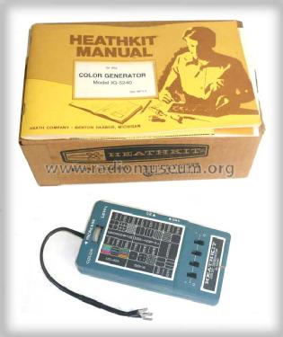 Color Generator IG-5240; Heathkit Brand, (ID = 701512) Equipment