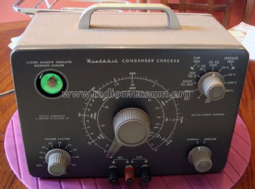 Condenser Checker C-3; Heathkit Brand, (ID = 1010849) Ausrüstung