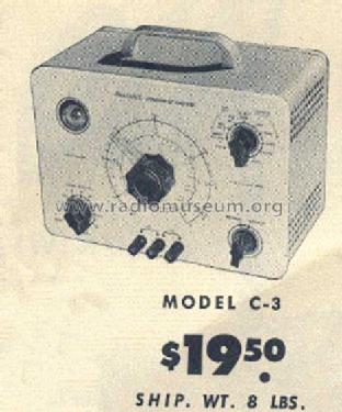 Condenser Checker C-3; Heathkit Brand, (ID = 125331) Equipment