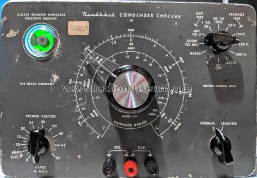 Condenser Checker C-3; Heathkit Brand, (ID = 2624679) Ausrüstung