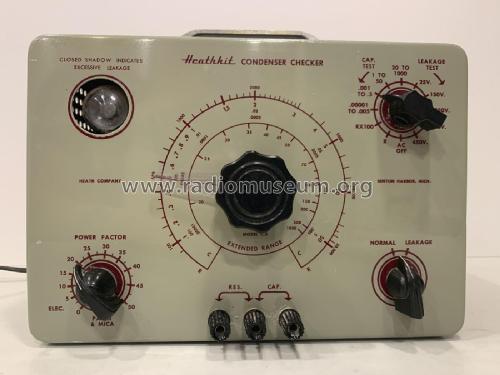 Condenser Checker C-3; Heathkit Brand, (ID = 2864280) Ausrüstung