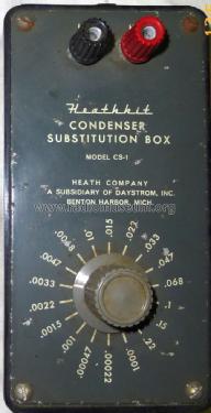 Condenser Substitution Box CS-1; Heathkit Brand, (ID = 1636120) Equipment