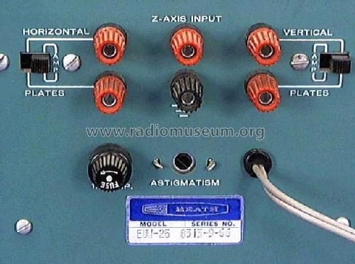 DC Coupled Oscilloscope EUW-25; Heathkit Brand, (ID = 756493) Equipment