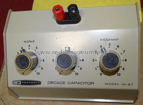 Decade Capacitor IN-27; Heathkit Brand, (ID = 2877596) Equipment