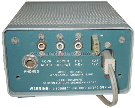 Electronic keyer HD-1410; Heathkit Brand, (ID = 1582710) Morse+TTY