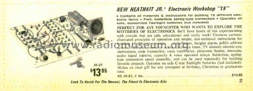 Electronic Workshop 19 JK-27; Heathkit Brand, (ID = 2953616) Kit