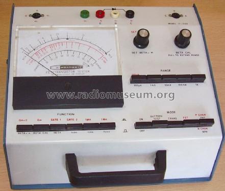 FET Transistor-Tester IT-3120; Heathkit Brand, (ID = 501673) Equipment