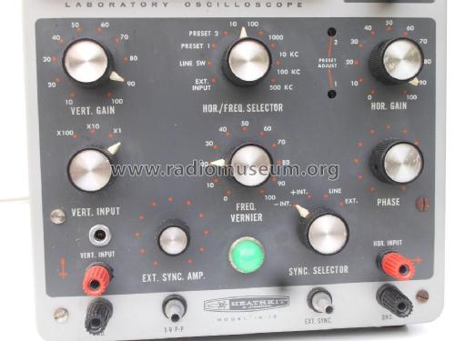 Laboratory Oscilloscope IO-12E; Heathkit Brand, (ID = 1874846) Equipment