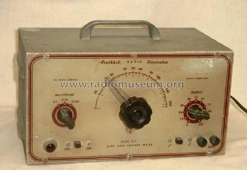 LF-Generator G-2; Heathkit Brand, (ID = 215215) Equipment