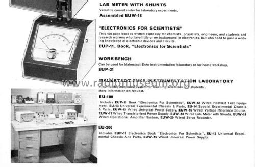 Laboratory Meter EUW-18; Heathkit Brand, (ID = 2655833) Equipment