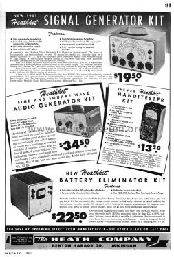 LF-Generator G-2; Heathkit Brand, (ID = 2700632) Equipment