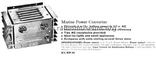 Power Converter MP-10; Heathkit Brand, (ID = 656196) Power-S