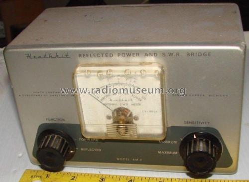 Reflected Power Meter AM-2; Heathkit Brand, (ID = 1939330) Amateur-D