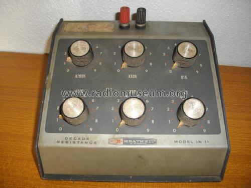 Resistor Substitution Box IN-11 Equipment Heathkit Brand, |Radiomuseum.org