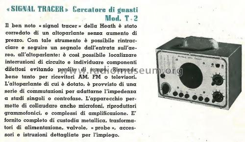 Signal tracer T2; Heathkit Brand, (ID = 2819583) Equipment