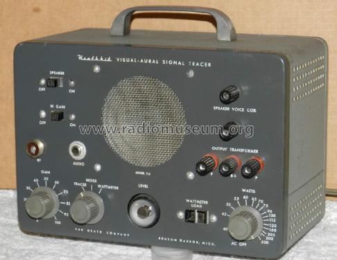 Visual-Aural Signal Tracer T-3; Heathkit Brand, (ID = 2658675) Equipment