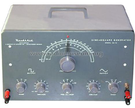 Sine Square Generator AG-10; Heathkit Brand, (ID = 160531) Equipment