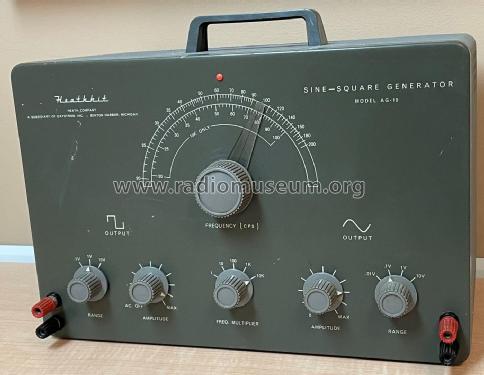 Sine Square Generator AG-10; Heathkit Brand, (ID = 3084314) Equipment