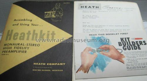 SP-2, SP-2A; Heathkit Brand, (ID = 2753078) Ampl/Mixer