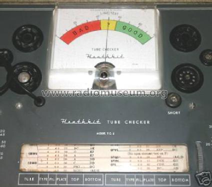 Tube Checker TC-2; Heathkit Brand, (ID = 157583) Equipment