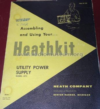 Utility Power Supply UT-1; Heathkit Brand, (ID = 2917377) Power-S