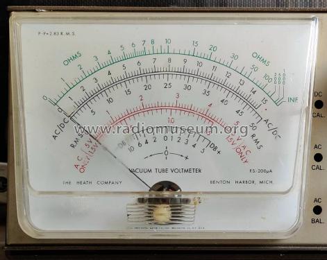 Vacuum Tube Voltmeter IM-28; Heathkit Brand, (ID = 2670691) Ausrüstung