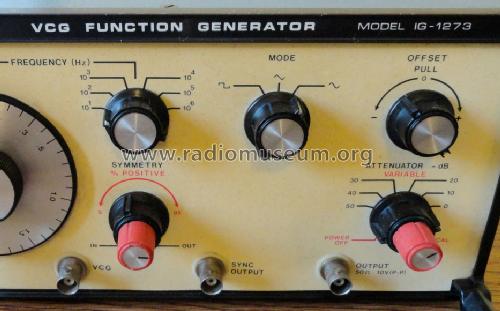 VCG Function Generator IG-1273; Heathkit Brand, (ID = 1342033) Equipment