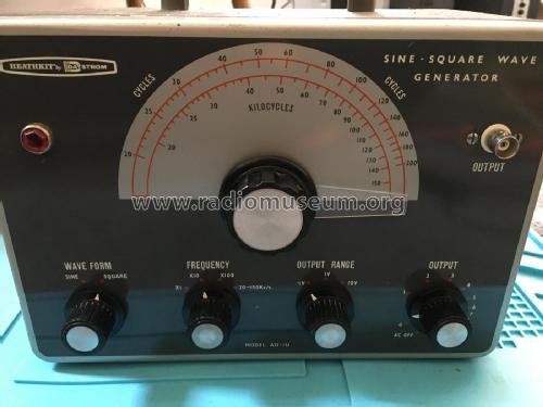 Sine-Square Wave Generator AO-IU; Heathkit UK by (ID = 2570729) Equipment