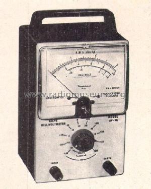 Valve Millivoltmeter AV-3U; Heathkit UK by (ID = 114011) Equipment