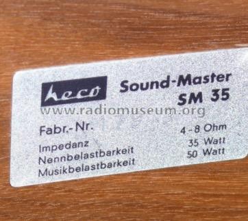 Soundmaster SM35; Heco, Hennel & Co. (ID = 2394809) Lautspr.-K