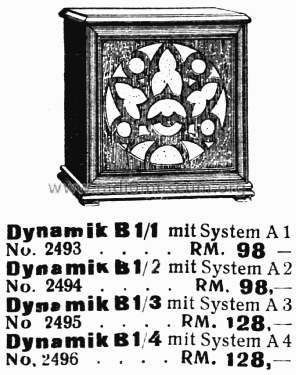 Dynamik - Gehäuselautsprecher B1/3; Hegra, Hekra, Marke, (ID = 1887381) Speaker-P