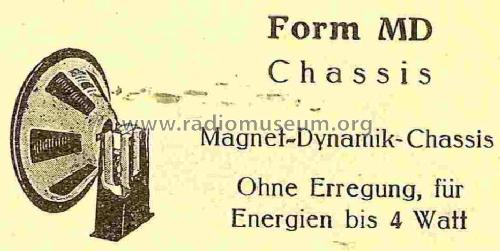 Lautsprecher-Chassis Form MD; Hegra, Hekra, Marke, (ID = 828219) Speaker-P