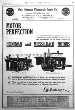 Heineman Phonograph Motor No. 77; General Phonograph (ID = 2695511) Misc