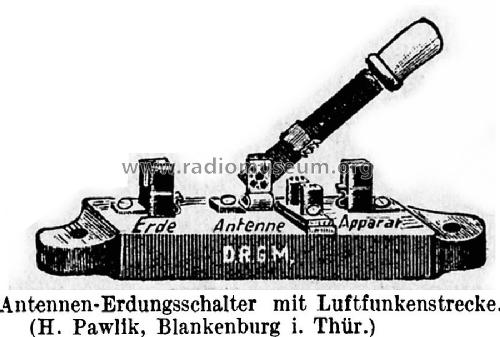 Antennen-Erdungsschalter ; Heliogen, Hermann (ID = 1630477) mod-pre26