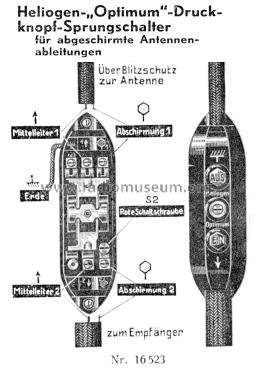 Druckknopf-Sprungschalter 'Optimum' 16523; Heliogen, Hermann (ID = 2393546) mod-past25